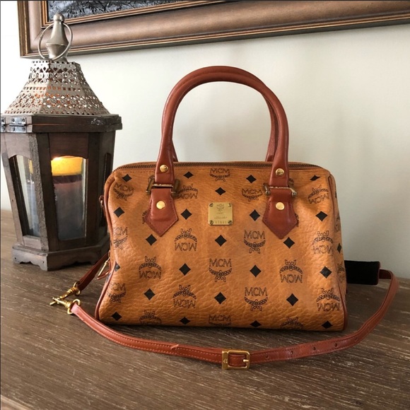 mcm boston bag